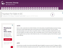 Tablet Screenshot of abeceda-zdravlja.com